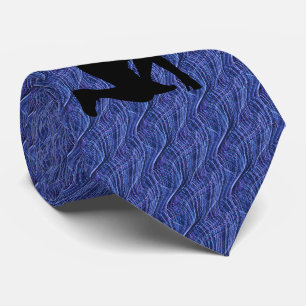 RUNNER MED. BLUE UNIQUE NECK TIE