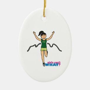 Runner - Medium Ceramic Ornament