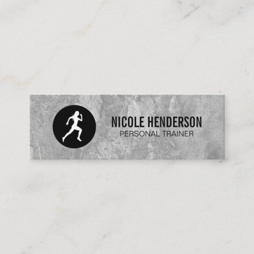 Runner Minimalist Mini Business Card