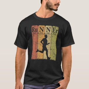 Runner Periodic Table Elements Running Retro Jogge T-Shirt