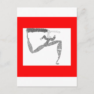 runner postcard