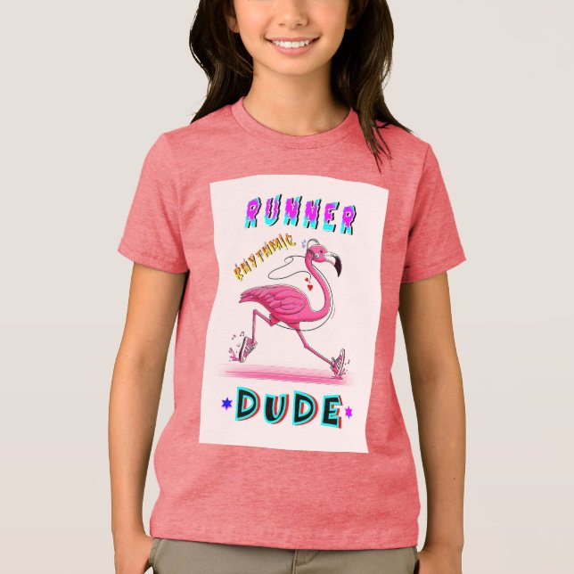 Runner Rhythmic Dude Tri-Blend Shirt (Front)