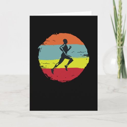 Runner Run Jogger Jogging Card