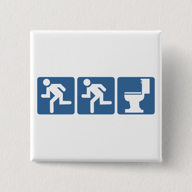 Runner-Runner Flush Pinback Button (Front)