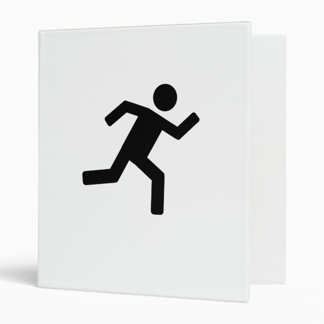 Runner - running 3 ring binder (Front/Inside)