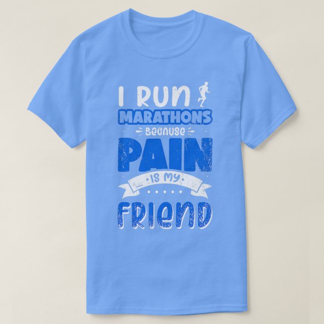 Runner saying marathon jogging jogger saying 3 T-Shirt (Design Front)