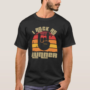 Runner Sun Vintage Style Colorful T-Shirt