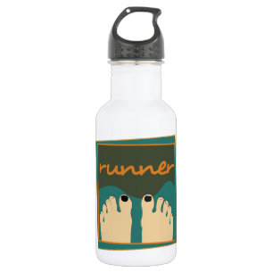 Runner Toes Water Bottle