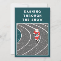 Runner Track and Field Christmas
