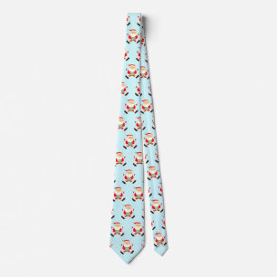 Runner Track and Field Christmas Neck Tie