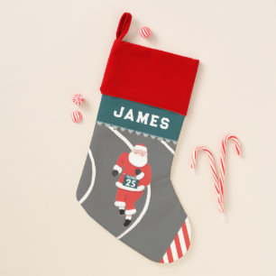 Runner Track & Field Christmas stocking