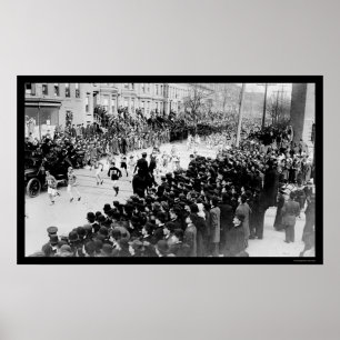 Runners in the Brooklyn Marathon 1909 Poster