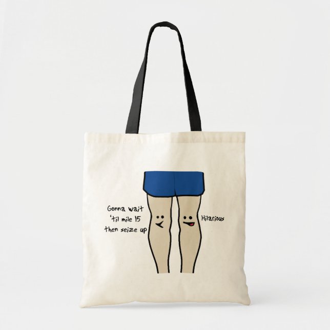 Runners Knees Tote Bag (Front)