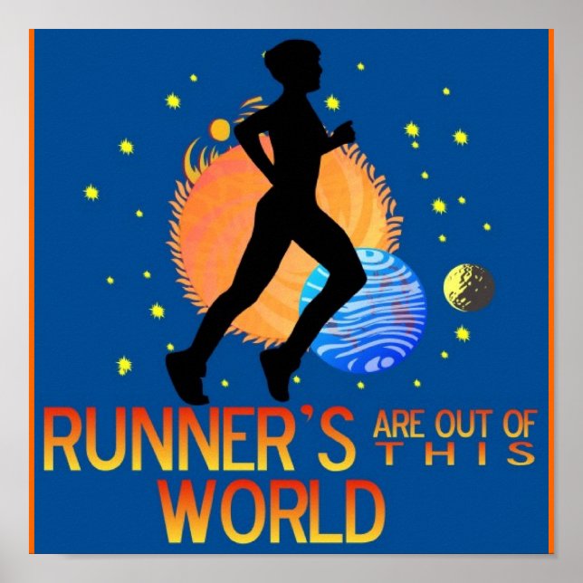 RUNNER'S OUT OF THIS WORLD POSTER (Front)