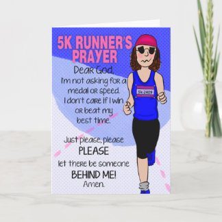 Runner's Prayer Card