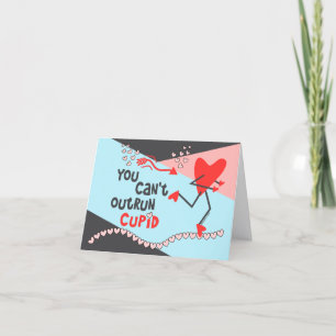 Runners Valentine - You Can't Outrun Cupid Card