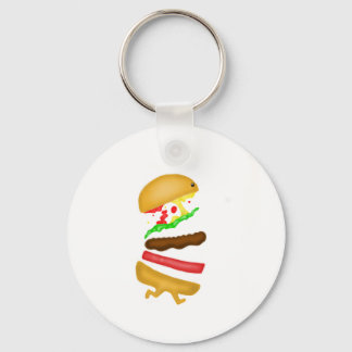 Runnin burger keychain