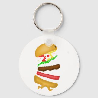 Runnin burger keychain
