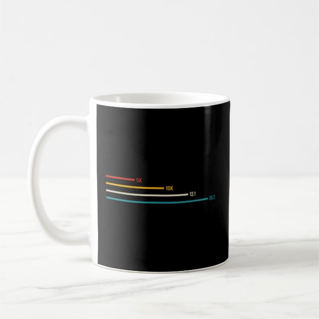 Running 262 Miles Marathoner Half Marathon Runner Coffee Mug (Left)