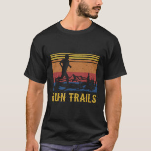 Running 365 Run Trails Runner Race Ultra Run Vinta T-Shirt