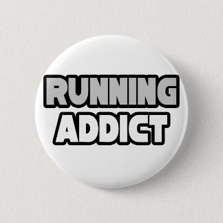 Running Addict Pinback Button