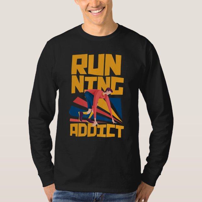Running Addict T-Shirt (Front)