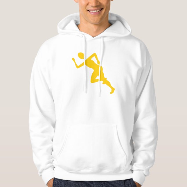 Running - Amber Hoodie (Front)