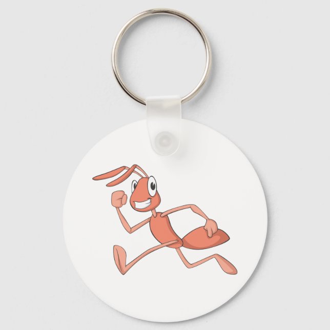 Running Ant Keychain (Front)