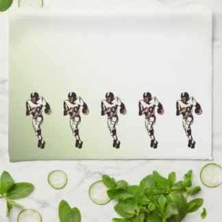 Running Back Football Player Kitchen Towel