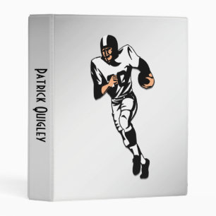 Running Back Football Player Personal Mini Binder