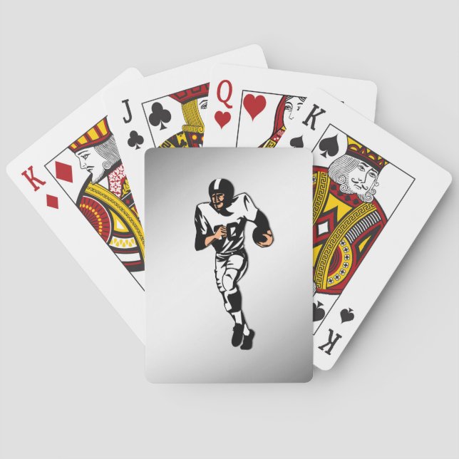 Running Back Football Player Poker Cards (Back)