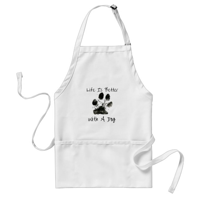 Running Bernese Mountain Dog - Dogs - Comic - Gift Adult Apron (Front)