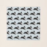 Running Boston Terriers Pattern Scarf<br><div class="desc">Boston Lover's Scarf</div>