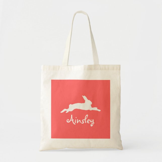 Running Bunny Tote Bag (Front)