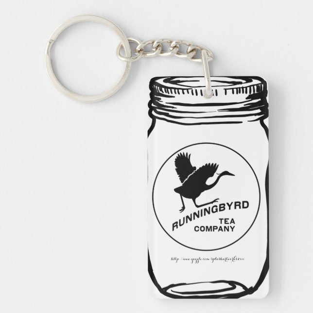 "Running Byrd Tea Company" Keychain (Front)