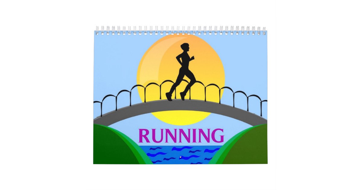 running calendar zazzlecom