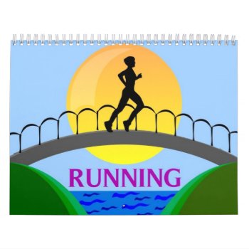 Running Calendar by Baysideimages at Zazzle
