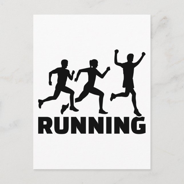 Running champion postcard (Front)