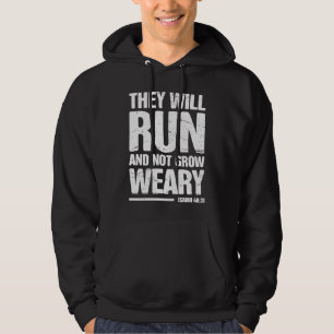 Running   Christian Athlete Christian Workout Hoodie