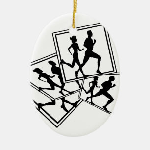 RUNNING CHRISTMAS ORNAMENT