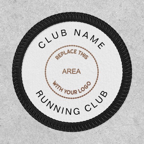 Running Club Logo Name Fully Customisable Patch