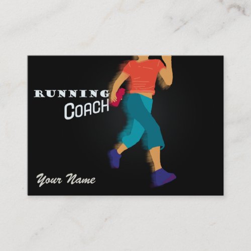 Running Coach - Business-, Schedule Card Business Cards