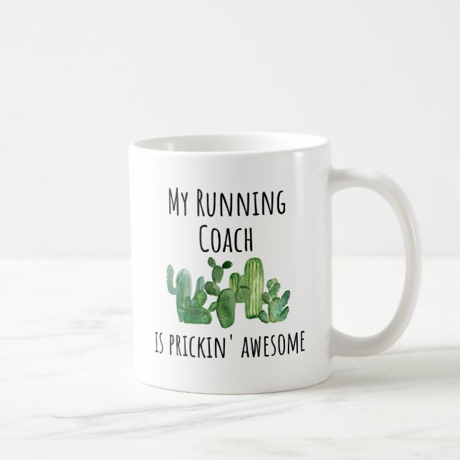 Running Coach Trainer Gift Idea Coffee Mug (Right)