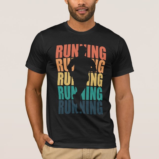 Running colored T-Shirt (Front)