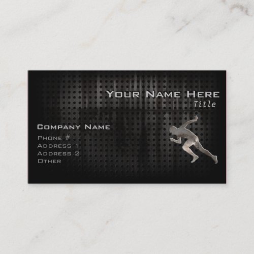 Running; Cool Business Card Template
