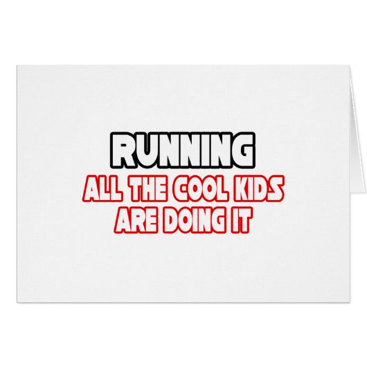 Running...Cool Kids Cards (Front Horizontal)