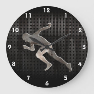Running; Cool Large Clock