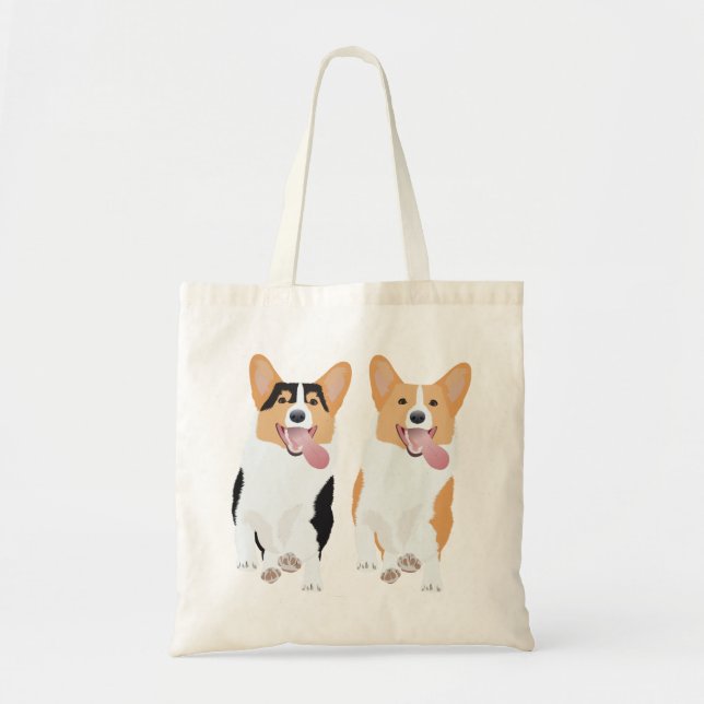 Running Corgis Tote Bag (Front)