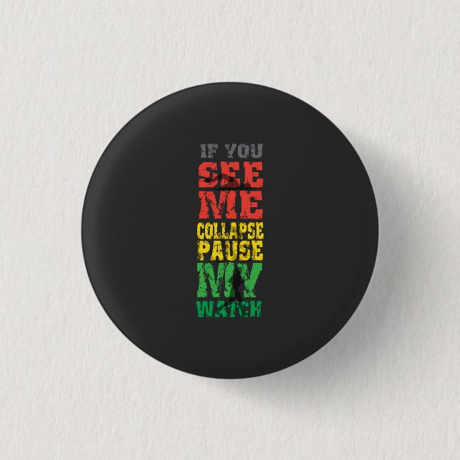 Running Cycling Gift Button (Front)
