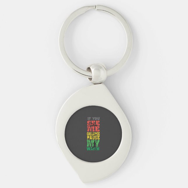 Running Cycling Gift Keychain (Front)